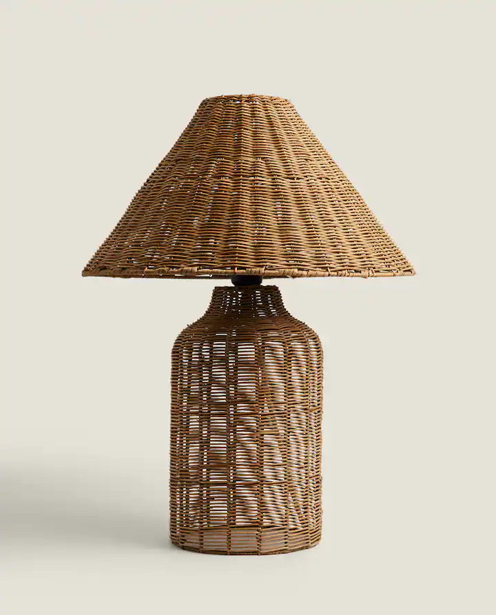 Rattan lamp