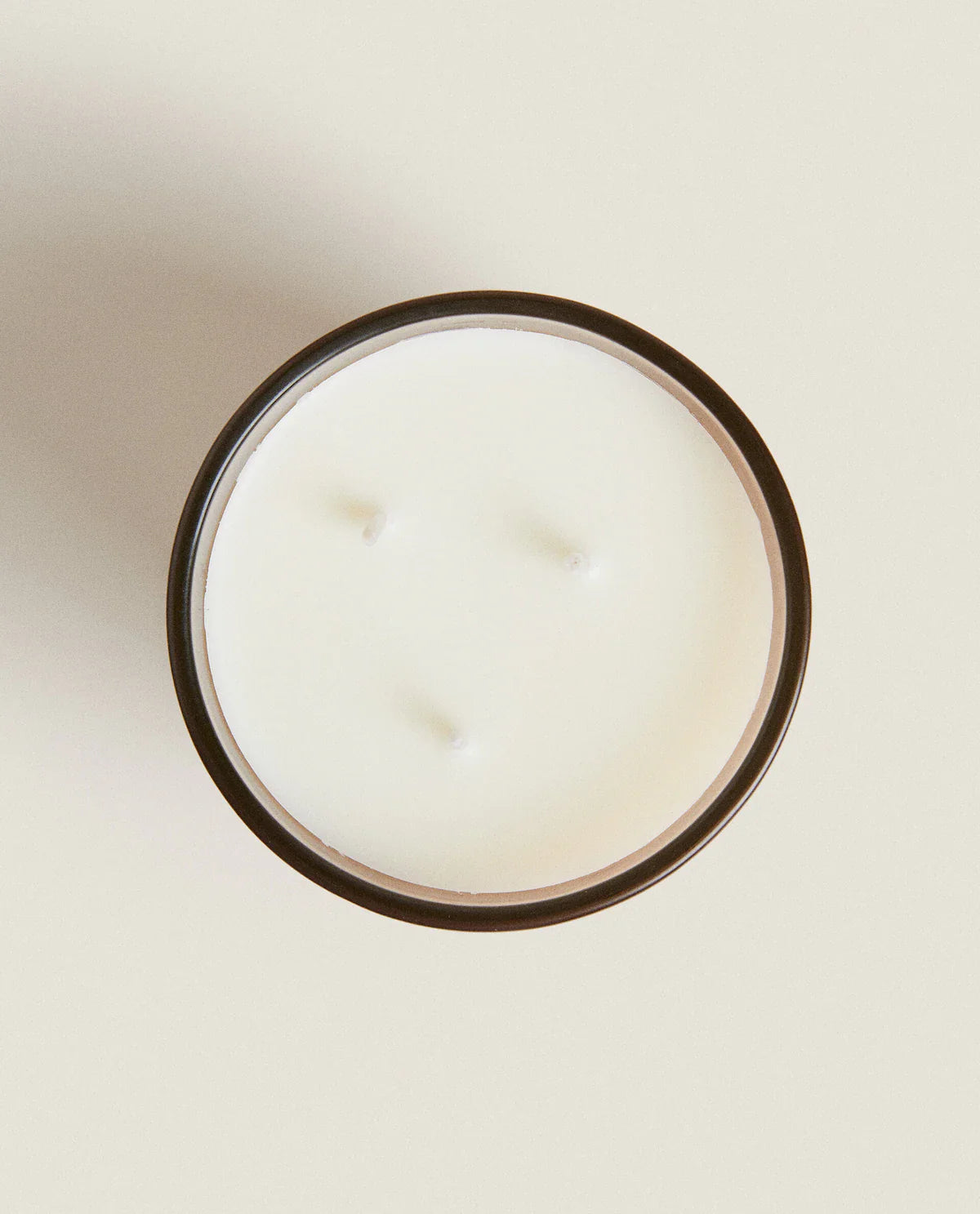 Top of a white candle
