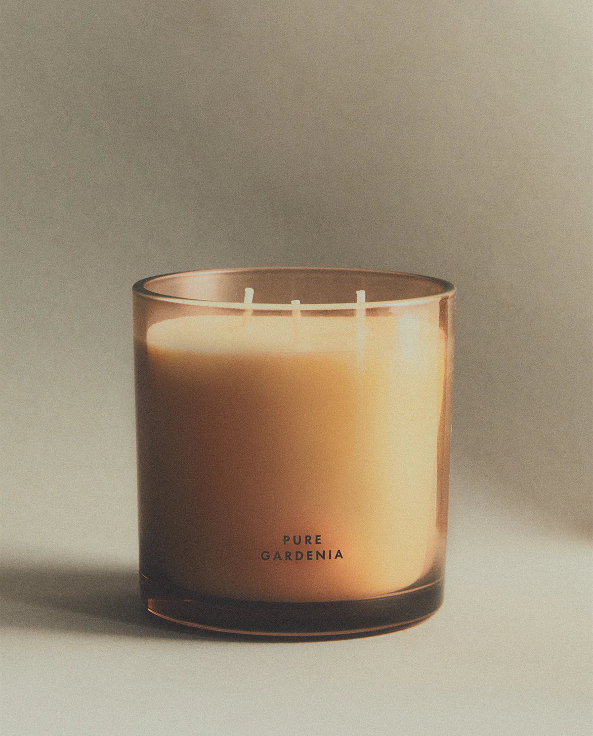 Closeup of a white candle