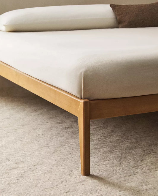 corner of a bed