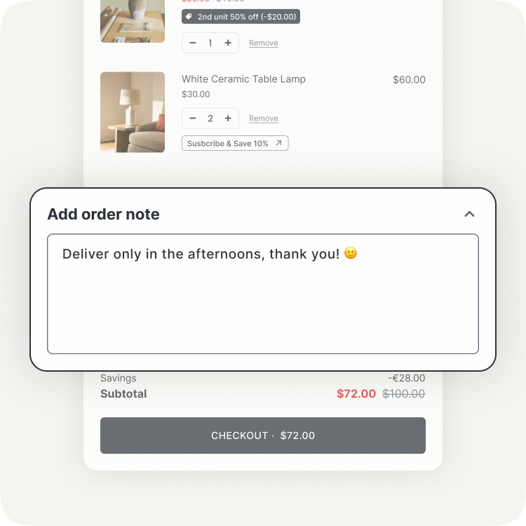 planet cart notes