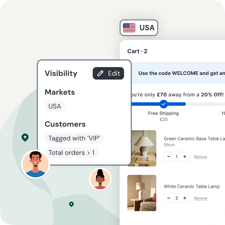 cart visibility segmentation
